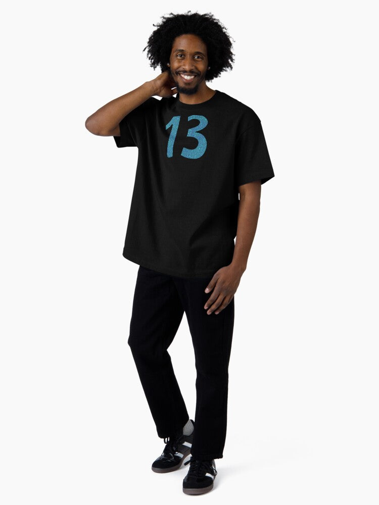 13 blue taylor swift Oversized T-Shirt