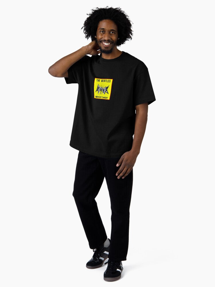 A Hard Day's Night Yellow movie poster Oversized T-Shirt