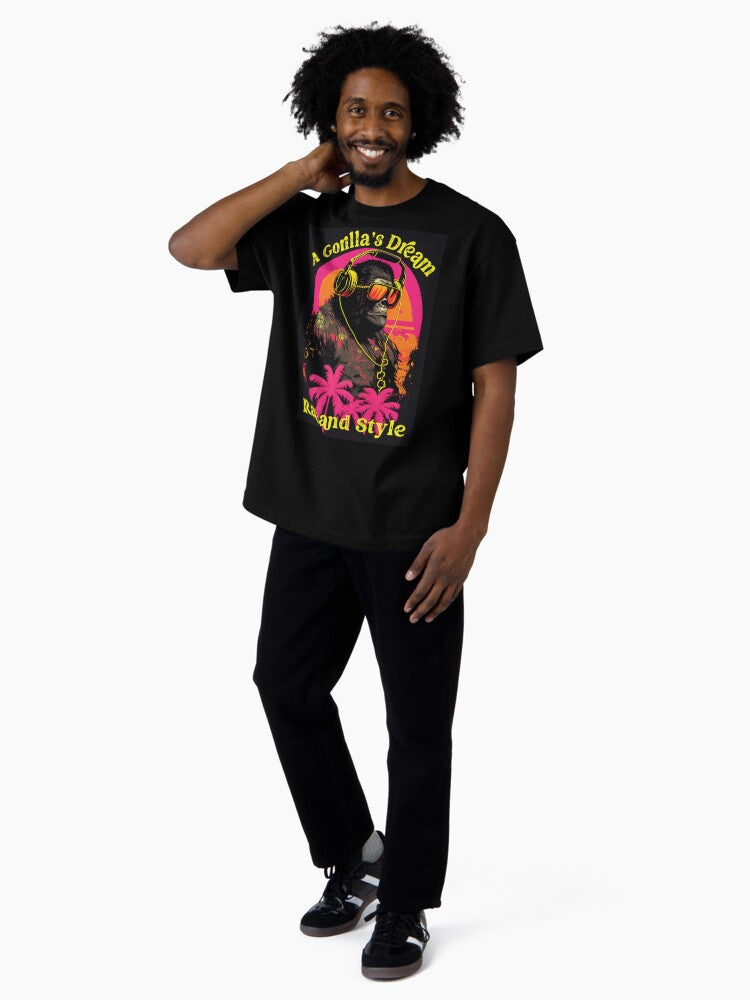 A Gorilla's Dream, Rap and Style Street Drip T-Shirt-V 3 Oversized T-Shirt