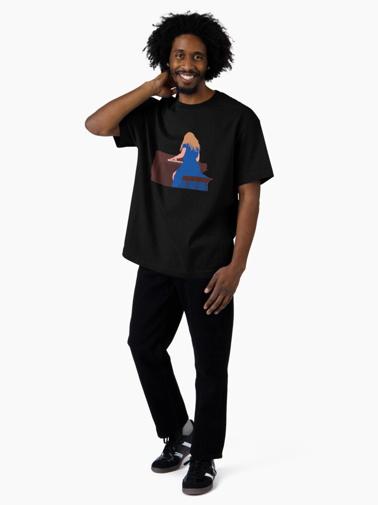 1989 taylor's version announcement at piano Oversized T-Shirt