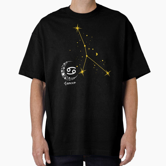 Cancer sign Zodiac Oversized T-Shirt
