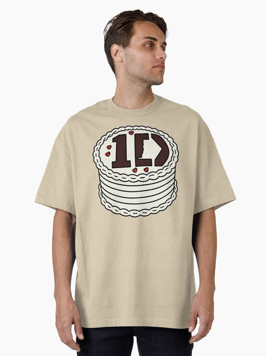 1D Cake Oversized T-Shirt