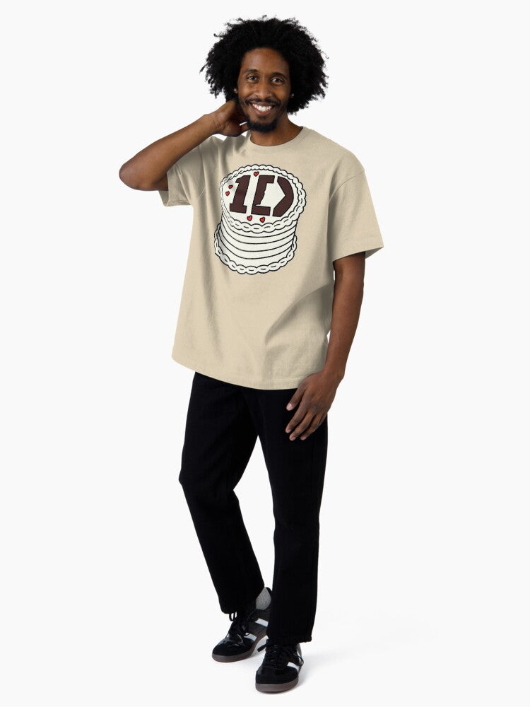1D Cake Oversized T-Shirt