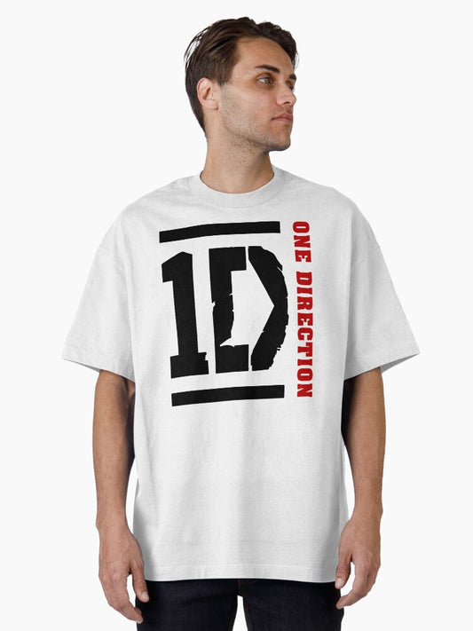 1d one direction logo, direction one Oversized T-Shirt