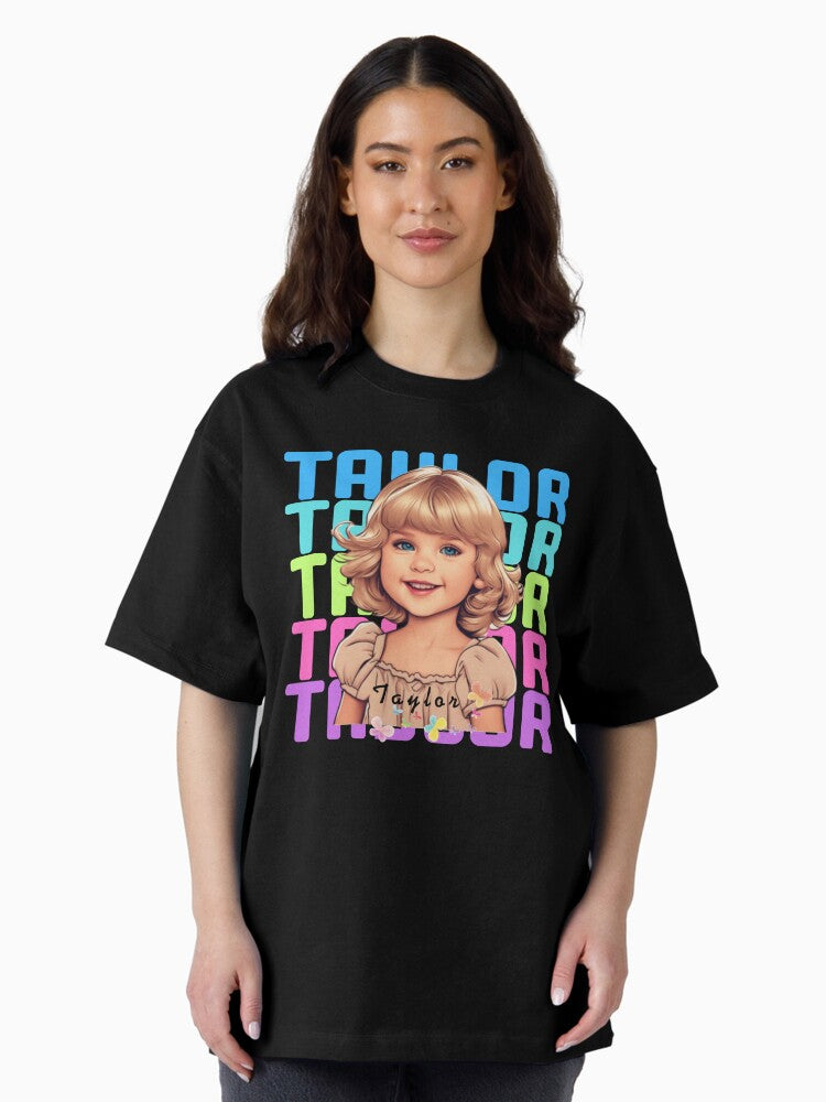 A Little Girl, Her name is Taylor Oversized T-Shirt