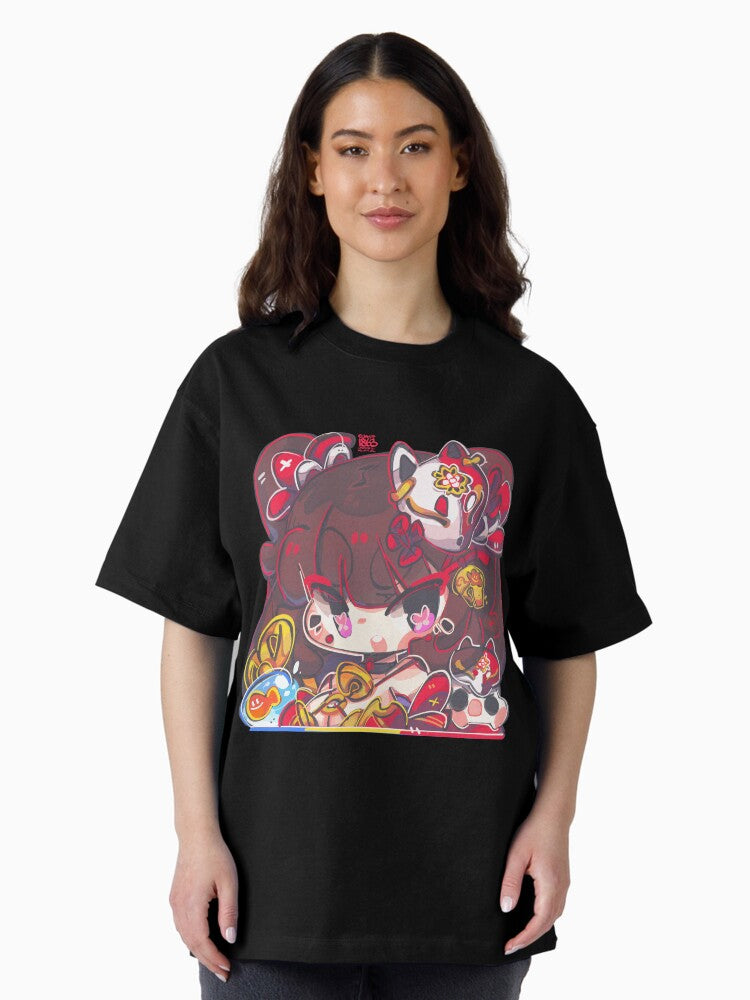 1863 - Sparkle / 花火 Oversized T-Shirt