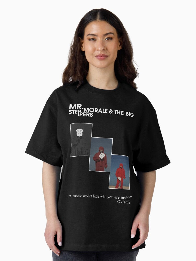 A Mask won't hide who you are inside - White Oversized T-Shirt