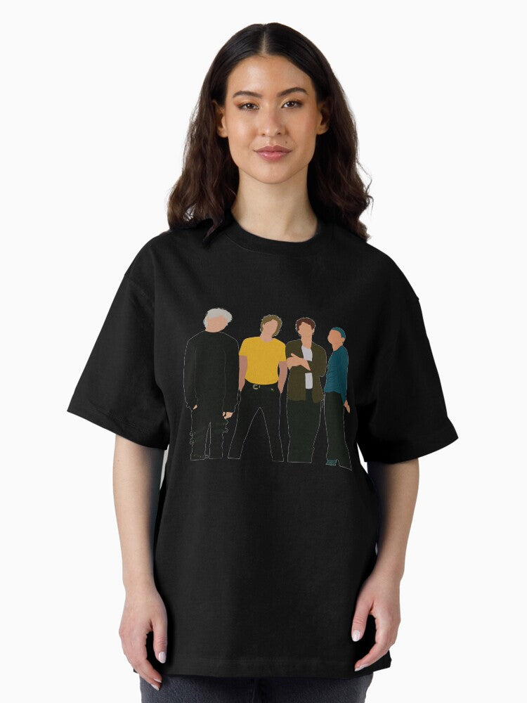 5sos 5 Seconds of Summer Calm Outline Oversized T-Shirt