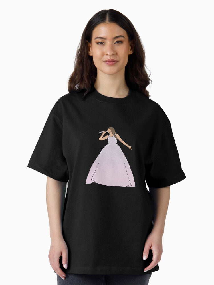 *:･ﾟsilver speak now ballgown - taylor swift - the eras tour ✧*:･ﾟ Oversized T-Shirt