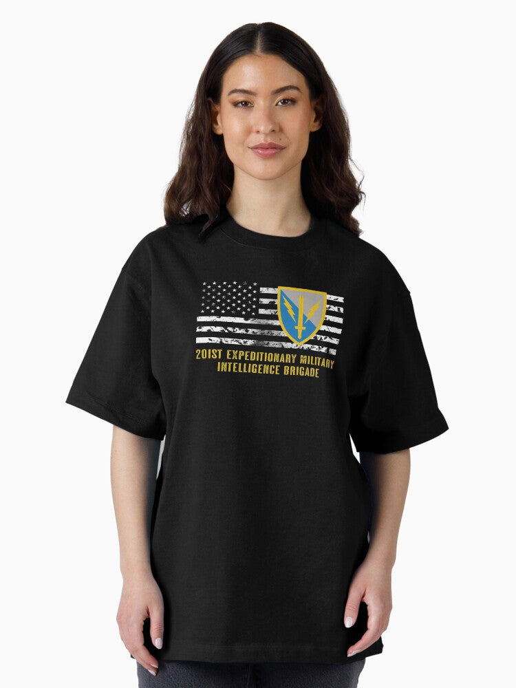 201st Expeditionary Military Intelligence Brigade Oversized T-Shirt