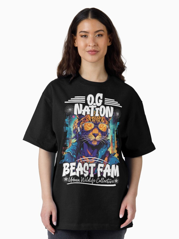 OG Nation, Beast Fam | Anime Streetwear | Hip Hop Fashion, Urban OG Nation, Beast Fam | Anime Streetwear | Hip Hop Fashion, Urban clothing Oversized T-Shirt Style005