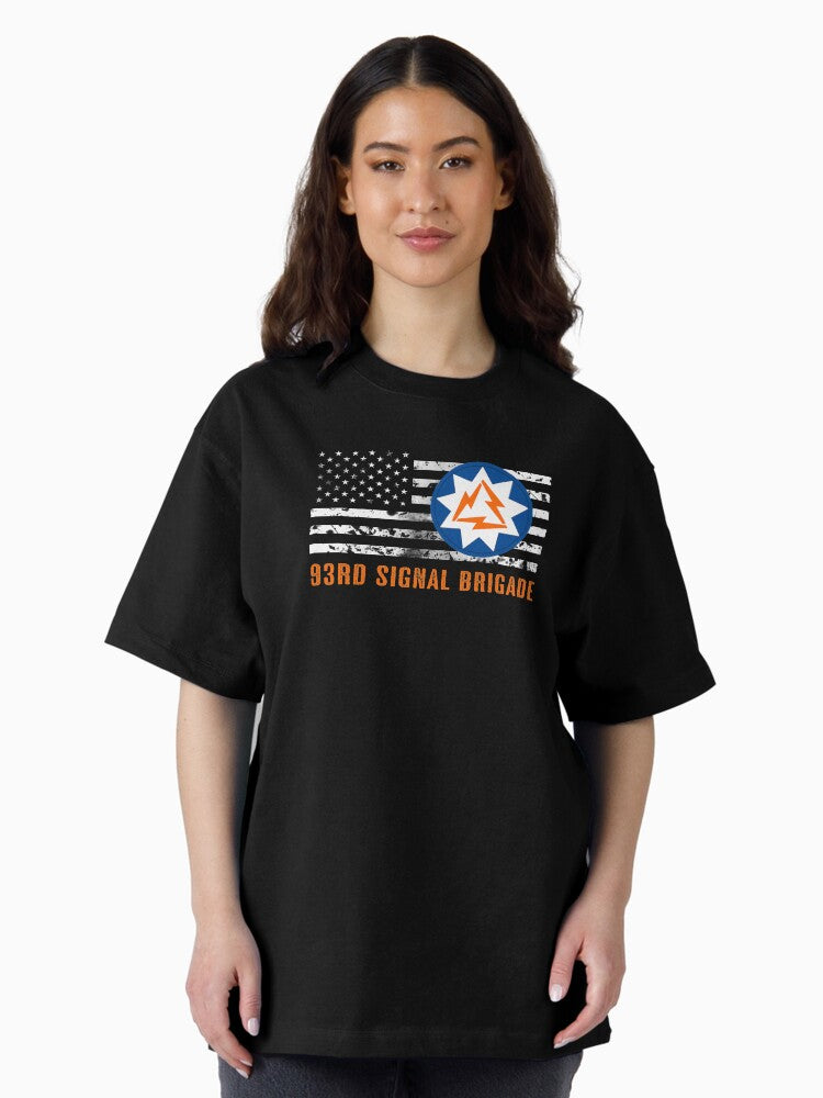 93rd Signal Brigade Oversized T-Shirt