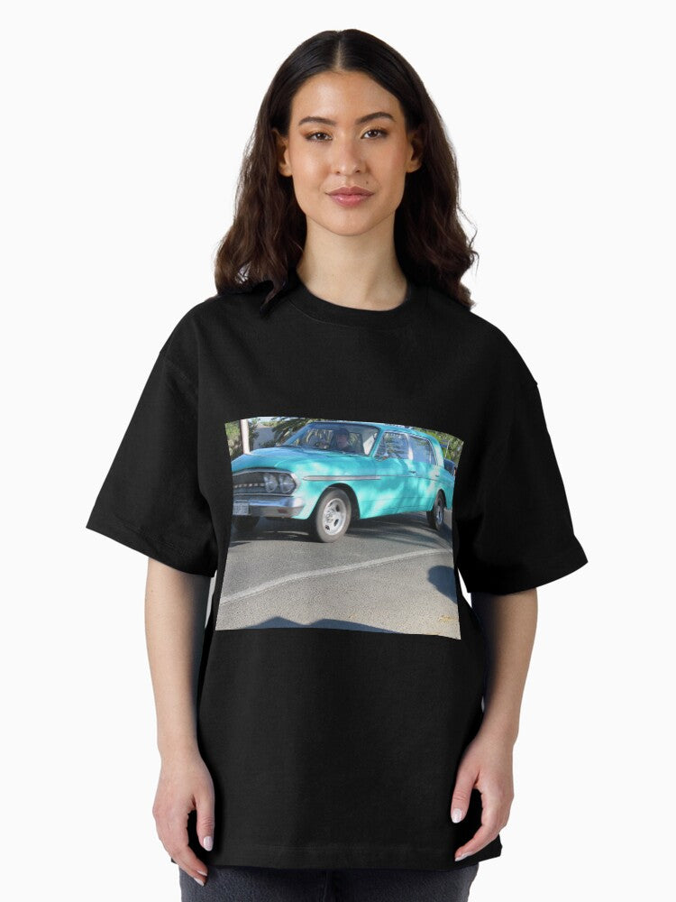 a blue clasic Oversized T-Shirt