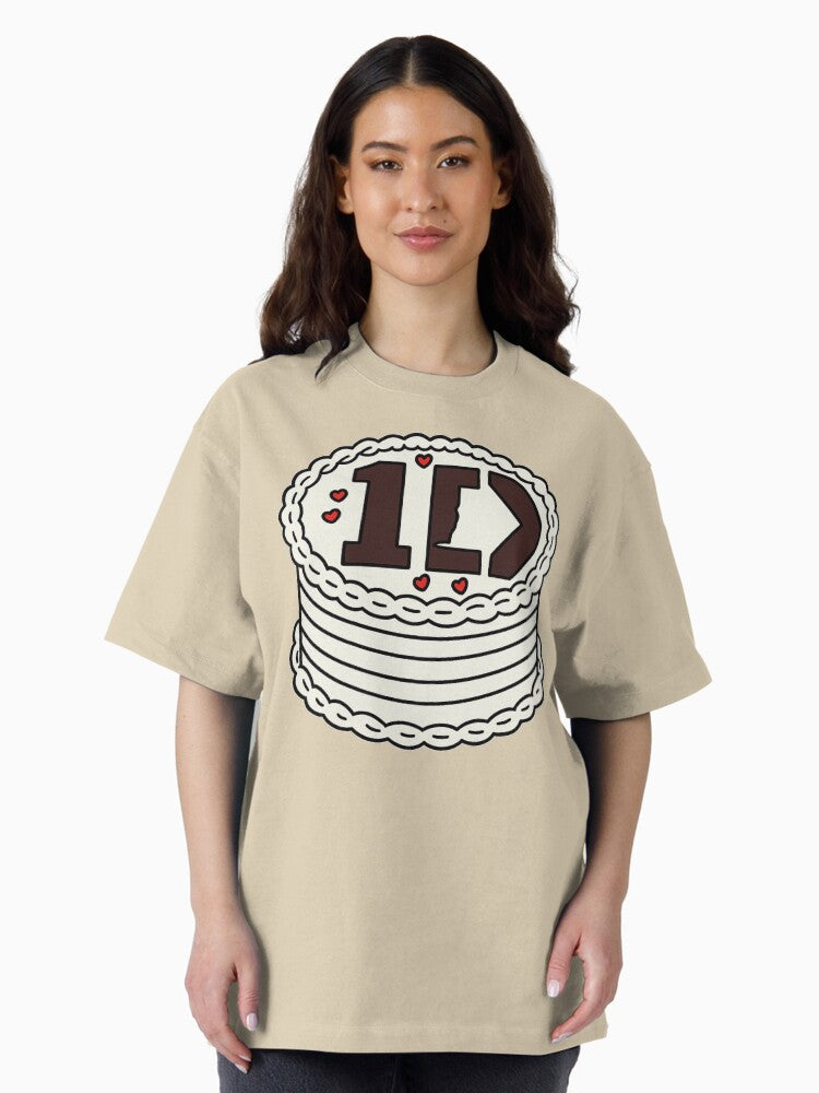1D Cake Oversized T-Shirt