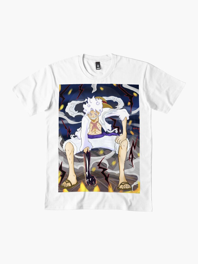 "Luffy Gear 5 at Its Peak – Unleashing Ultimate Power!" Premium T-Shirt