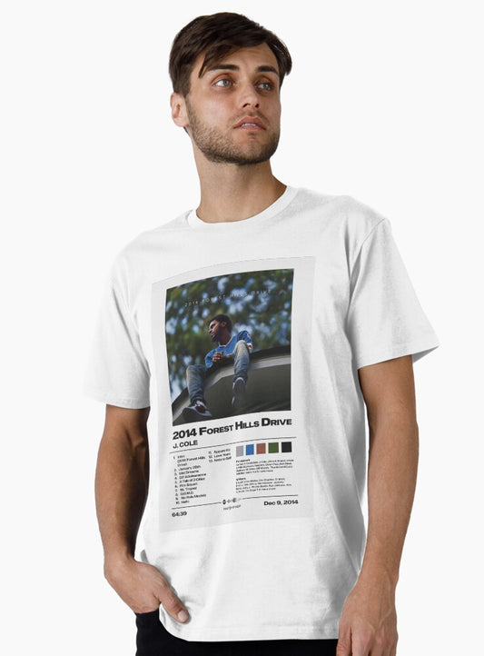 2014 Forest Hills Drive by J.Cole Album Poster Premium T-Shirt