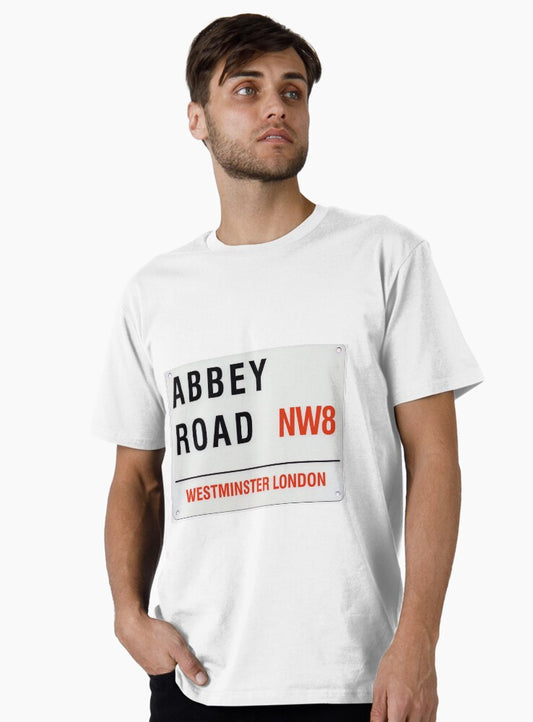 Abby Road Sign Premium T-Shirt