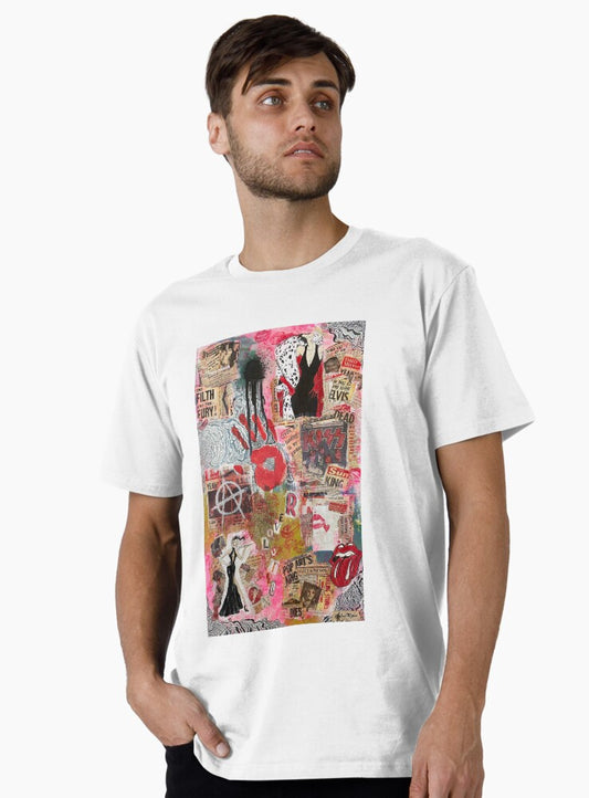70's Rebellion Collage Piece Premium T-Shirt