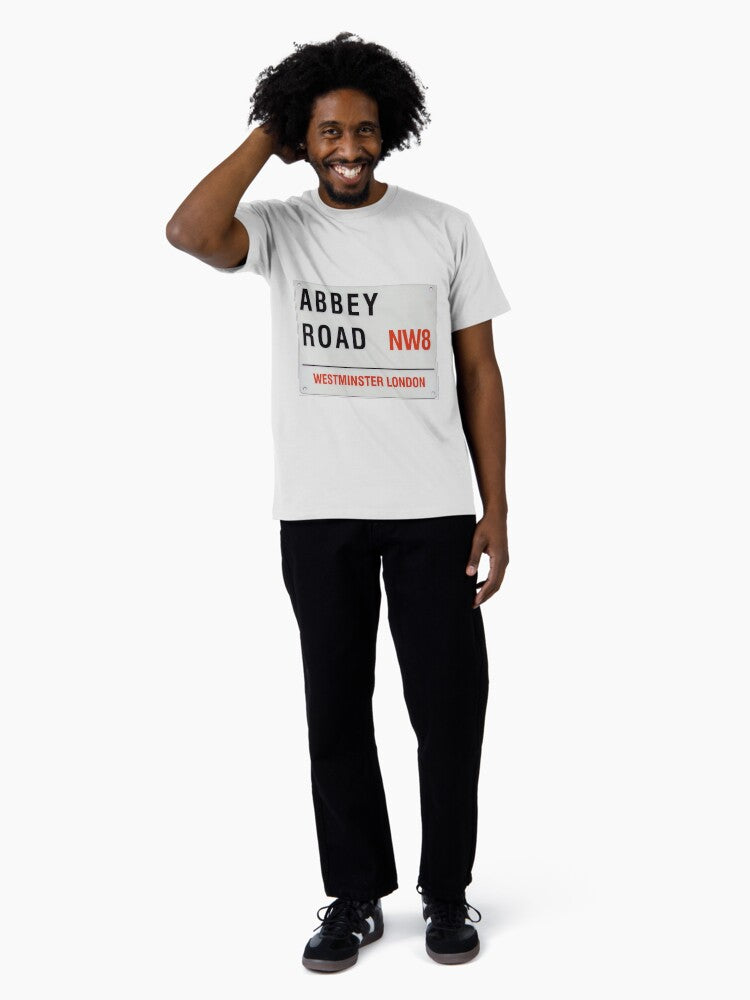Abby Road Sign Premium T-Shirt