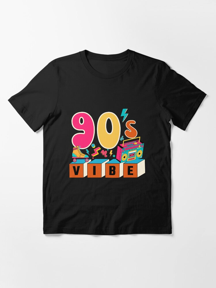 90s vibe 1990s Vintage Theme Fashion Nineties Outfit Essential T-Shirt