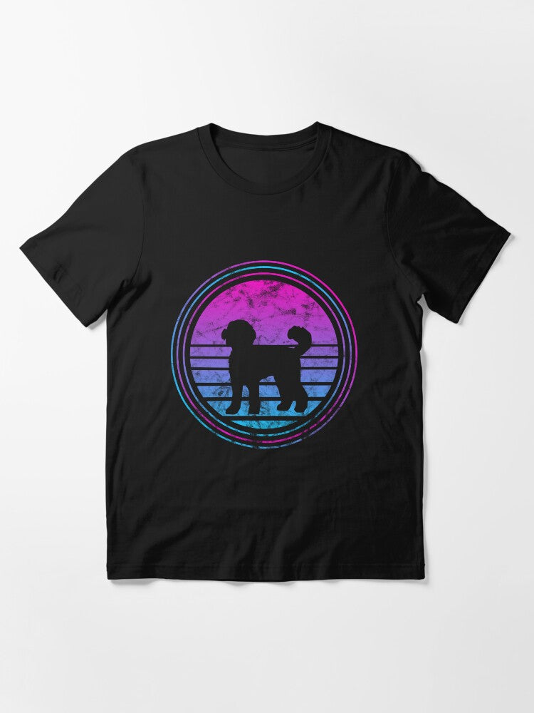 80's Retro Poodle T-Shirt - Vintage Eighties Poodle Gift Essential T-Shirt