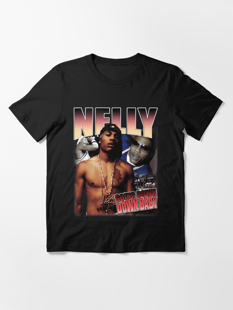 90s Vintage Hip Hop Nelly Going Down Down Baby Essential T-Shirt