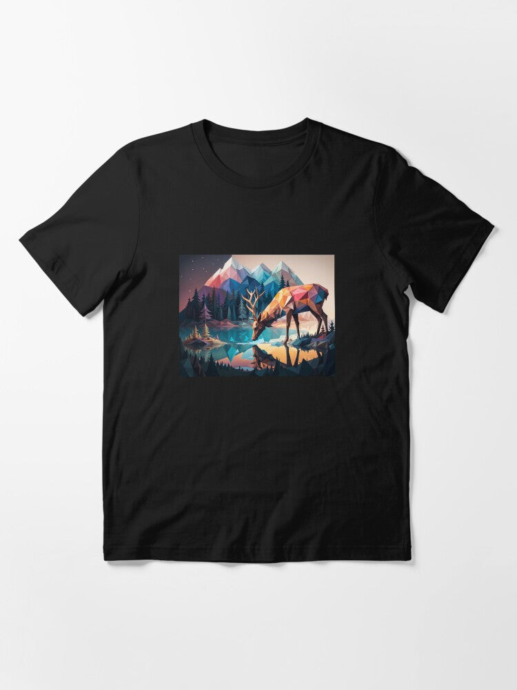 A deer standing in a lake Essential T-Shirt