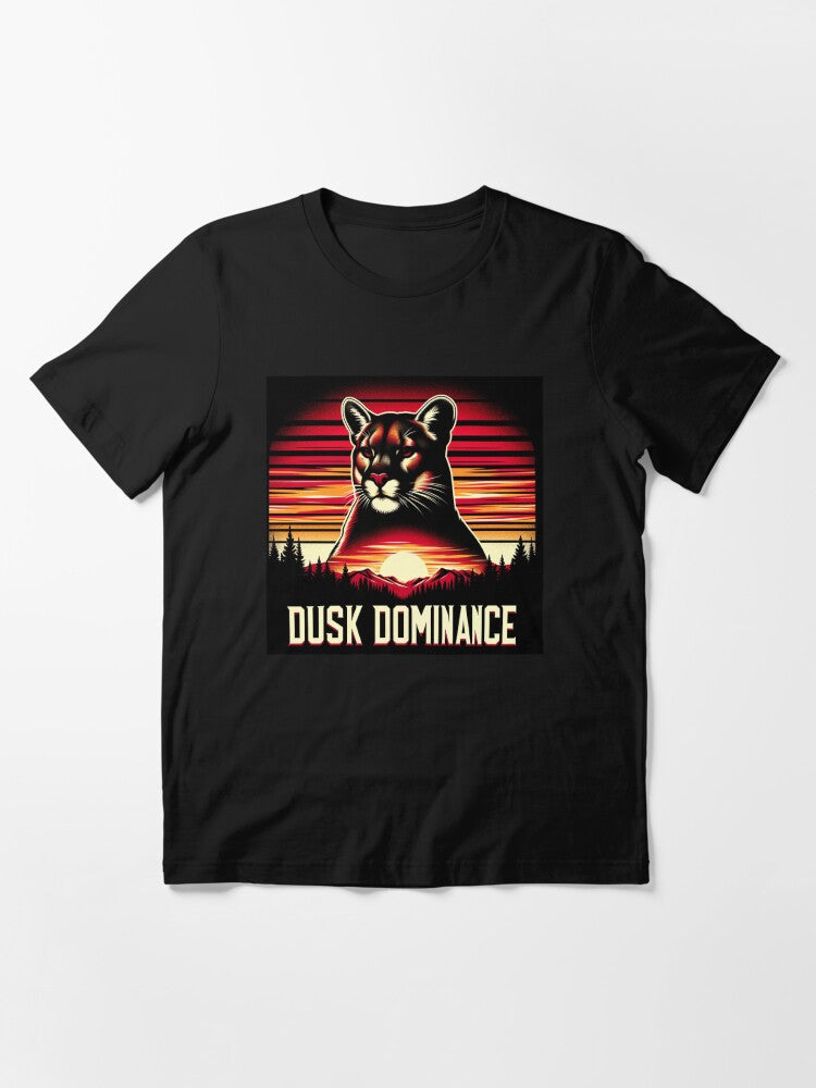 "Predator at Sunset" - Majestic Mountain Lion Art Print Essential T-Shirt