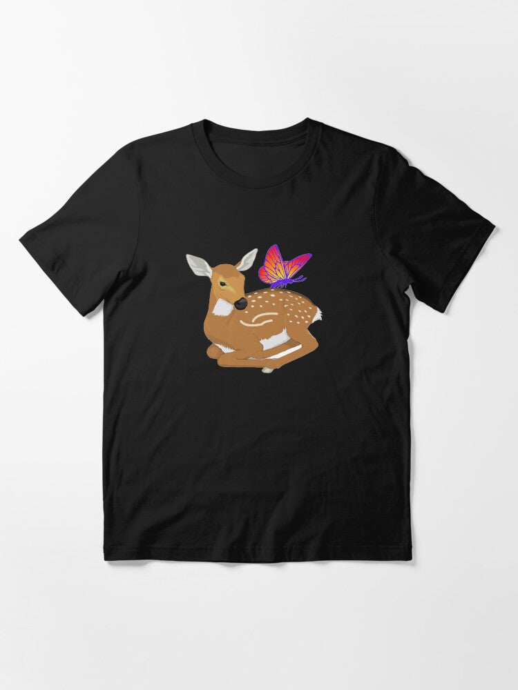 A deer and a butterfly Essential T-Shirt