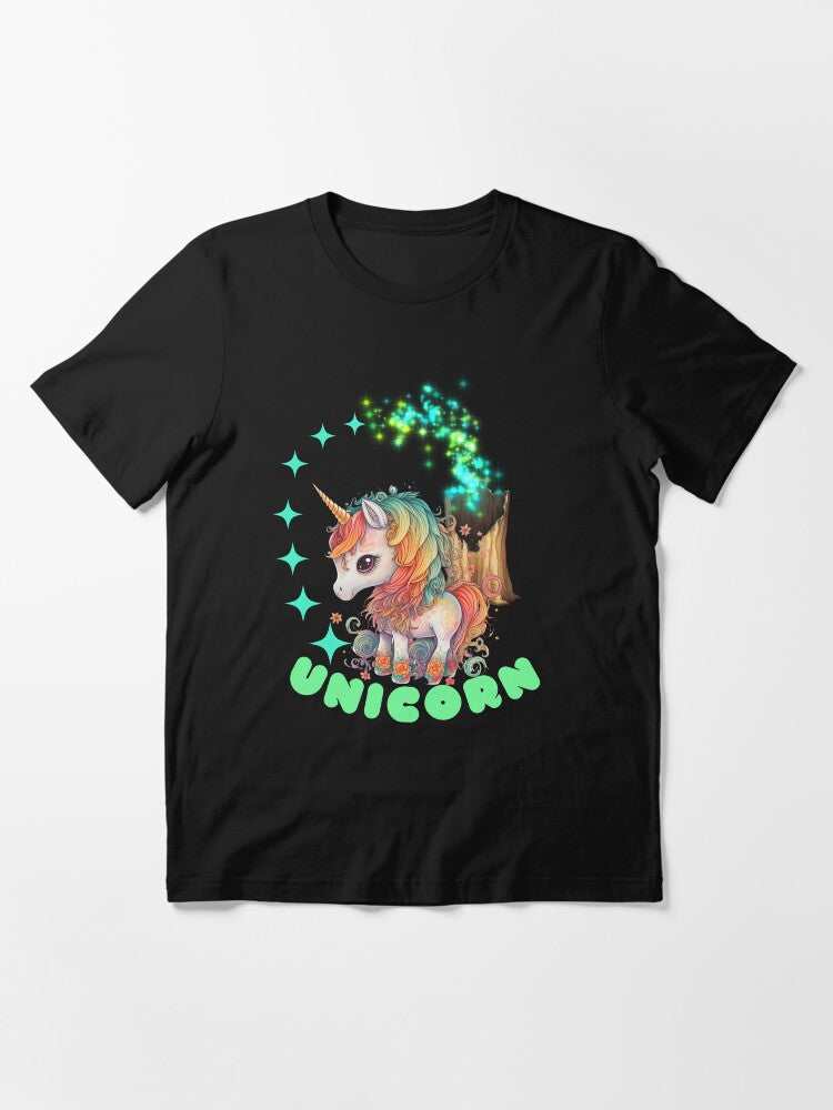a cute unicorn in the forest Essential T-Shirt