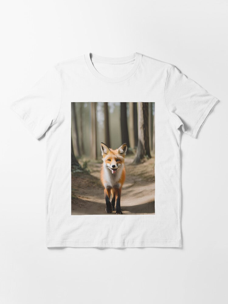 A Cute Fox Exploring the Forest Essential T-Shirt