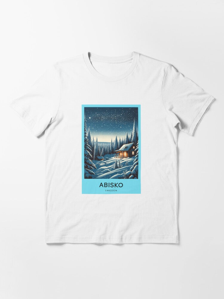 Abisko Sweden Digital Art Poster Essential T-Shirt