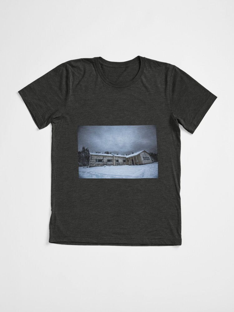 Abandoned Winter School in Lapland Tri-blend T-Shirt