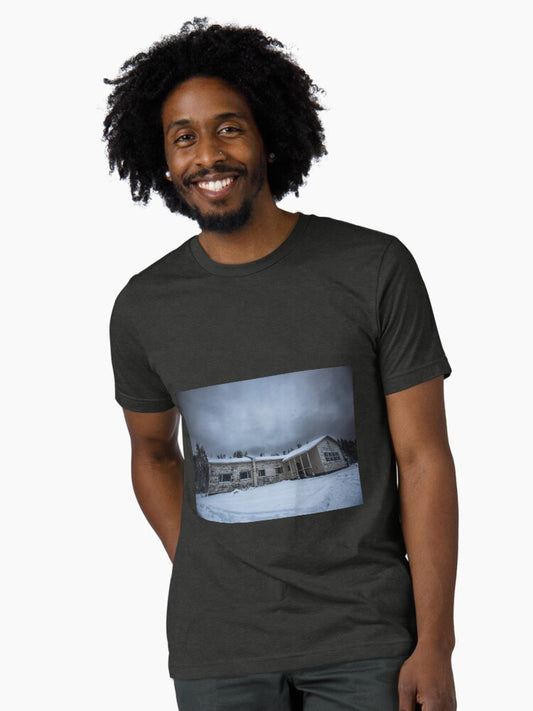 Abandoned Winter School in Lapland Tri-blend T-Shirt
